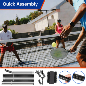 Wholesale Portable Pickleball Net <strong>Set</strong> 22 FT &amp; Half Court 11 FT, Metal Frame <strong>Pickle</strong> Ball Net <strong>Set</strong> System with Carry Bag - Product Image 6