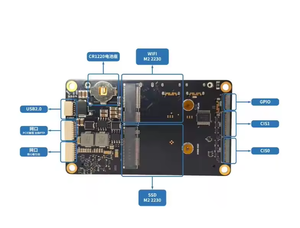 บอร์ดพัฒนาหุ่นยนต์ HT Damiao Tech ORIN NX V2 Carrier Board บอร์ดพัฒนา NVIDIA Jetson Orin NX สำหรับการประมวลผล AI แบบ Edge - Product Image 5