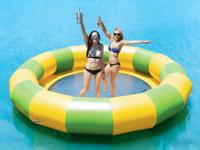 Plateforme flottante gonflable en PVC de qualité commerciale DST, capacité 100-500 kg, pour yacht, couleurs et logo personnalisés, garantie 3 ans