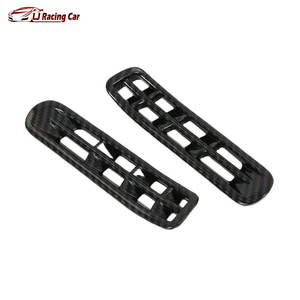 Couverture de panneau de climatisation avant en plastique de haute qualité, aspect carbone, accessoires intérieurs adaptés à la <span class=keywords><strong>Ford</strong></span> <span class=keywords><strong>Focus</strong></span> <span class=keywords><strong>2022</strong></span> - Product Image 5