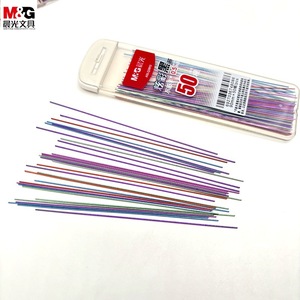 Minas para Lápiz Mecánico M&G de 0.5mm, Núcleo Negro Colorido, Paquete de 50 Unidades para Escritura - Product Image 2