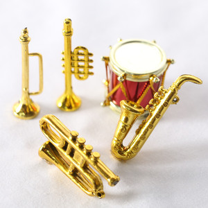 Miniaturas <span class=keywords><strong>de</strong></span> Instrumentos Clásicos <span class=keywords><strong>de</strong></span> Plástico Vintage para Casa <span class=keywords><strong>de</strong></span> Muñecas, Saxofón, Batería, Accesorios <span class=keywords><strong>de</strong></span> Banda, Regalo ML - Product Image 3