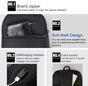 Kings ons Usb Charge Brusttasche Herren Multifunktion aler Designer Praktische Business-Handy-Umhängetasche Schulter tasche - Product Image 6