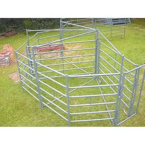 Kim loại gia súc cừu lợn hàng rào Bảng điều khiển ngựa hàng rào Bảng điều khiển chăn nuôi hàng rào gia súc sân tấm lưới lục giác