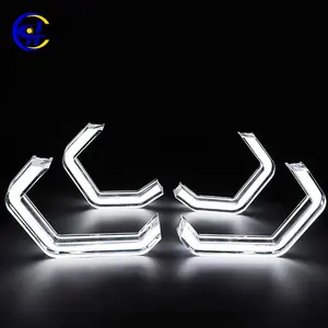 Lampu Mobil LED, Lampu Depan LED Kristal, Mata Malaikat