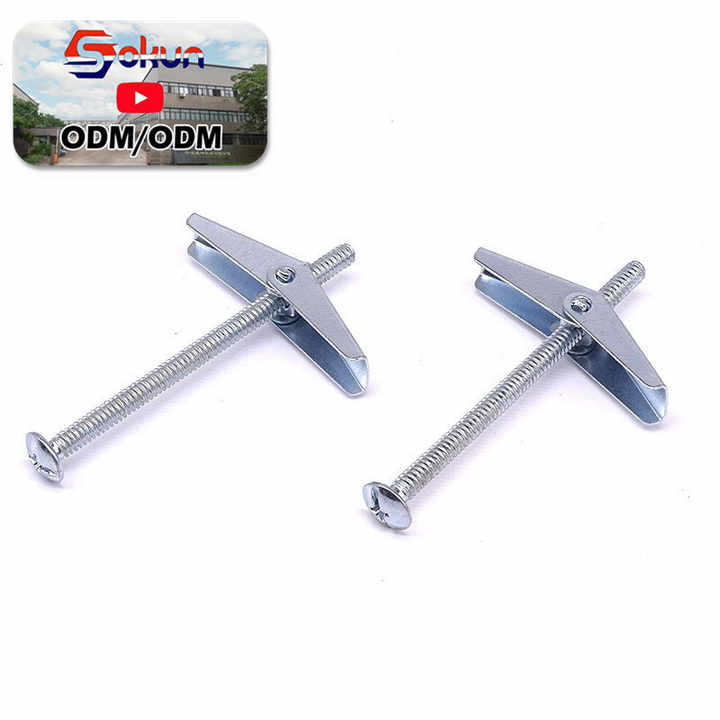 Steel Spring Toggle Anchor 12mm - DIN Standard Wall Anchor