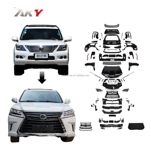 Accesorios para Auto, Kit de Actualización al Estilo OEM <span class=keywords><strong>2020</strong></span> para <span class=keywords><strong>Lexus</strong></span> Lx570 2008-2015, Parachoques con Faros LED - Product Image 1