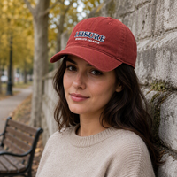 Casquette de baseball personnalisée avec logo brodé noir effet vieilli, six panneaux, style Dad Hat, streetwear, visière incurvée, en sergé de coton, vente en gros OEM