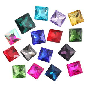 Diamants carrés et à angle droit, diamants d'eau de forme irrégulière pour vêtements DIY, accessoires super brillants à appliquer - Product Image 3