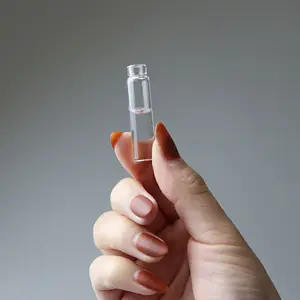 POPULAR Vacío Mini Botella de vidrio de perfume Bomba de pulverización de niebla Pluma de muestra Perfumes pequeños Atomizador Pulverizador Vial Contenedores
