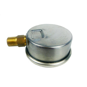 เกจวัดความดันสแตนเลสกึ่งเชื่อมต่อด้านล่าง<span class=keywords><strong>100</strong></span> <span class=keywords><strong>PSI</strong></span> สำหรับโรงงานผลิต - Product Image 3