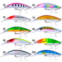 9CM 15G coulant méné leurre de pêche bar de mer leurres matériel de pêche lourd longue coulée méné pour l'eau salée