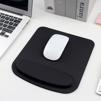 Tapis de souris ergonomique en caoutchouc SBR carré avec repose-poignets, design personnalisé, logo anime, pour ordinateurs de bureau et ordinateurs portables