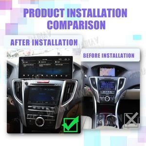 Autoradio Android 12,3 pouces pour Honda Acura TLX 2015-2020, lecteur multimédia stéréo de voiture, unité principale, navigation GPS, 128 Go, auto 7862 - Product Image 3