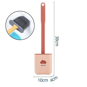 Silicone avec support nettoyage créatif <span class=keywords><strong>suspendu</strong></span> doux salle de bain propre maison outil <span class=keywords><strong>brosse</strong></span> durable TPR nettoyage Silicone toilette <span class=keywords><strong>brosse</strong></span> wi - Product Image 4