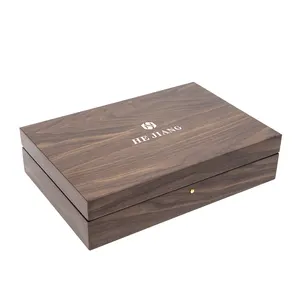 Factory Oem/Odm Grainy Paper Matte Custom Perfume Box Perfume Wooden Box