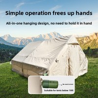 Pompe à air portable sans fil transfrontalière pour tente, batterie au lithium, gonfleur d'extérieur en ABS