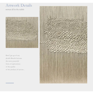Decorazione per la casa moderna fatta a mano in cotone filo di pittura <span class=keywords><strong>e</strong></span> <span class=keywords><strong>arte</strong></span> della parete <span class=keywords><strong>arte</strong></span> mista 3D - Product Image 6