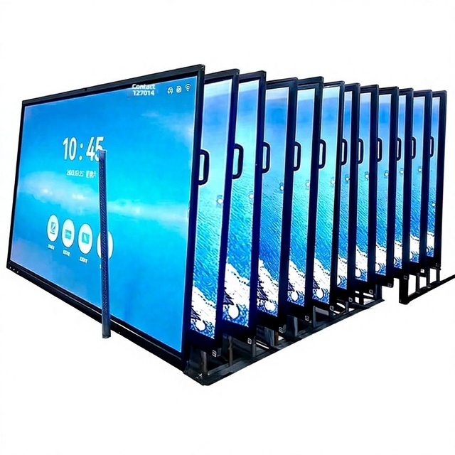 Hiseeview 4K 55/65/75/85/98/110 Inch 20/40 Point IR Touch Screen LCD Display Android/Windows Interactive Electronic Whiteboard