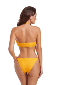 Hochwertige, schnell trocknende, atmungsaktive Bade bekleidung für Damen-Sexy Bikini-Set Verstellbare Träger Badeanzug Strand hose Bade kappe Flip - Product Image 2