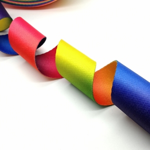 Mingjia 1 "1.5" <span class=keywords><strong>2</strong></span> 인치 인쇄 무지개 폴리 에스터 스트랩 웨빙 - Product Image 4