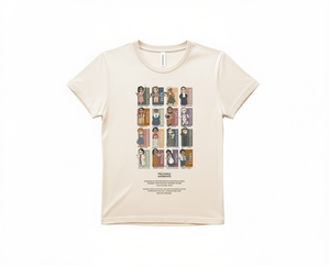 T-shirt da donna con stampa femminista delle donne nella storia, manica corta, girocollo, 100% cotone jersey, casual, per tutte le stagioni, vestibilità regolare - Product Image 1