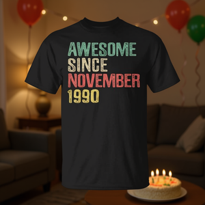 เสื้อยืดวันเกิดครบรอบ 29 ปี น่าทึ่งตั้งแต่เดือนพฤศจิกายน 1990 - Product Image 3