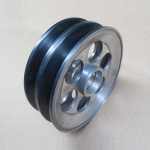 Poulie en oxyde de chrome céramique pulvérisée HVOF, en aluminium léger finement poli - Product Image 1