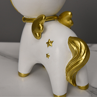 Animal Licorne Thème Enfant Bébé Table Top Art Anniversaire Cadeau Fête Fournitures Décorations Set Décoration Astronaute