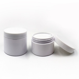 Vente en gros de pots en PET de qualité alimentaire, en plastique blanc, 4 oz, 8 oz, 300 ml, 500 ml, forme ronde, pots vides pour crème pour les yeux, contenants de 16 oz - Product Image 2