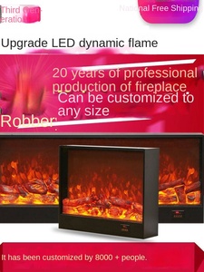 Retro LED Lò sưởi điện tử mô phỏng ngọn lửa hiệu ứng 3D nhúng bầu không khí ánh sáng TV Tủ trang trí trong nhà chèn xe ô tô - Product Image 3