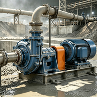 Pompe à boue pour usine textile, entraînée par moteur électrique ou diesel, haute résistance à l'usure, pour fibres et boues, fabricant de pompes à boue