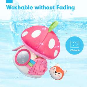 Jouets Montessori pour bébés, hochet en peluche, couette sensorielle froissée, jouet pour tout-petits en tissu super doux - Product Image 2