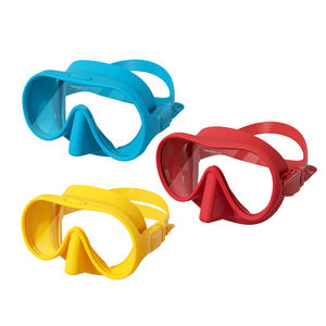Masque de plongée et tuba en verre trempé unique avec sangle en silicone pour la natation, la plongée sous-marine et la plongée libre - Product Image 4