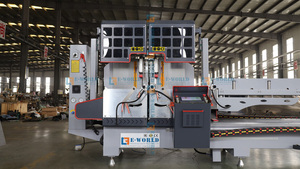 เครื่องตัดโปรไฟล์อลูมิเนียม PVC UPVC แบบอัตโนมัติ CNC หัวคู่ ความแม่นยำสูง สำหรับตัดหน้าต่างและประตู - Product Image 3