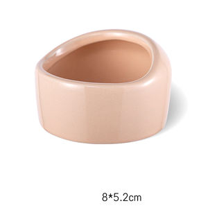 Warna-warni keramik pemberi makan anjing bubuk hewan peliharaan mangkuk air makanan kucing hewan peliharaan mangkuk pengumpan - Product Image 3