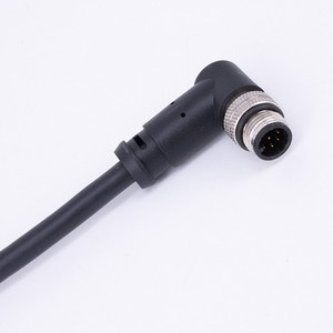 Endüstriyel ağ kablosu a-tipi uyumlu 90 derece dirsek sekiz çekirdekli RJ45 PVC yalıtımlı bakır endüstriyel kablo demeti - Product Image 4
