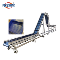 Système de convoyeur personnalisé Focus Machinery, système de bande transporteuse modulaire, système de bande modulaire en plastique pour usine de fabrication