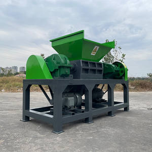 Plastic Leather Tree Branch Wood Crusher Equipment Waste Car Tire Used <strong>Rubber</strong> Tyre Shredder <strong>Shredding</strong> Recycling Machine - Product Image 6