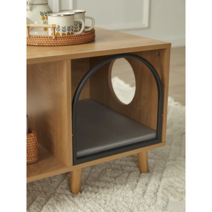 Bien nouveau produit meubles de salon café 6 pieds Table basse avec chat lieu de repos salon Table basse - Product Image 5