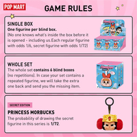 100% officiel Popmart Original Crybaby Powerpuff filles série figurines poupées pendentif vinyle visage jouets en peluche aveugle boîte mystère