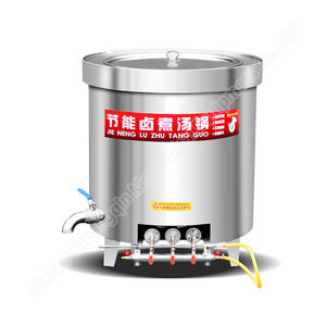 Top Fashion Grandes casseroles en acier inoxydable 300l Marmite de restaurant commerciale - Product Image 6