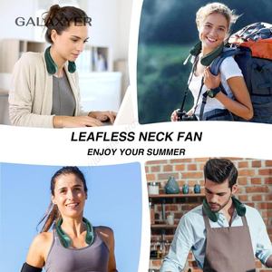 Ventilador de Cuello Portátil al por Mayor | Ventilador Portátil Recargable por USB de 4000 mAh, Sin Enredos de Cabello, para Viajes, Regalos de Cumpleaños para Hombres, Mujeres, Mamá - Product Image 5