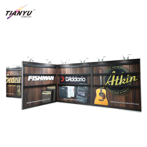 Dụng cụ âm nhạc Modular Booth Khung hệ thống có thể tháo rời công bằng Guitar đứng tùy chỉnh thương mại hiển thị Booth hiển thị - Product Image 5