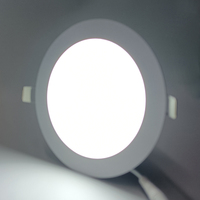 Plafonnier encastré LED carré fin, type panneau, AC110V AC220V, Downlight SMD 6W 9W 12W 18W