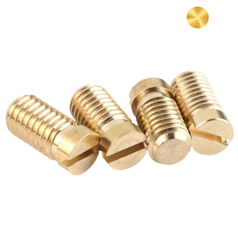 China machining screw manufacturer custom Slotted screw brass non standard Set screw