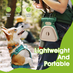 Recogedor de excrementos portátil y ecológico de plástico y silicona, soporte duradero para bolsas de excrementos de perro, diseño moderno sin aroma para la eliminación de desechos de mascotas - Product Image 1