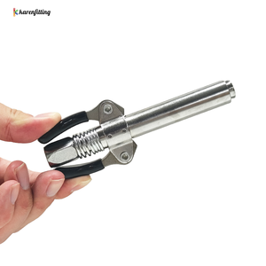 Acopladores de pistola de engrase de acero de 1000 PSI, de alto rendimiento, duraderos, fáciles de usar, con bloqueo fuerte de liberación rápida y larga vida útil - Product Image 5
