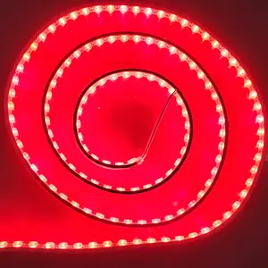 Outdoor Red Light Wall Washer 42 Leds/m IP68 Waterproof Silicone Flexible Led Wall Washer
