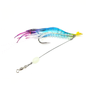 Hameçon artificiel <span class=keywords><strong>pour</strong></span> crevettes Appât de natation Appât souple <span class=keywords><strong>pour</strong></span> la pêche aux crevettes - Product Image 2